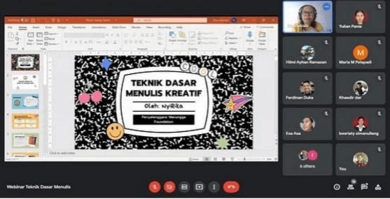 Pelatihan Menulis secara online